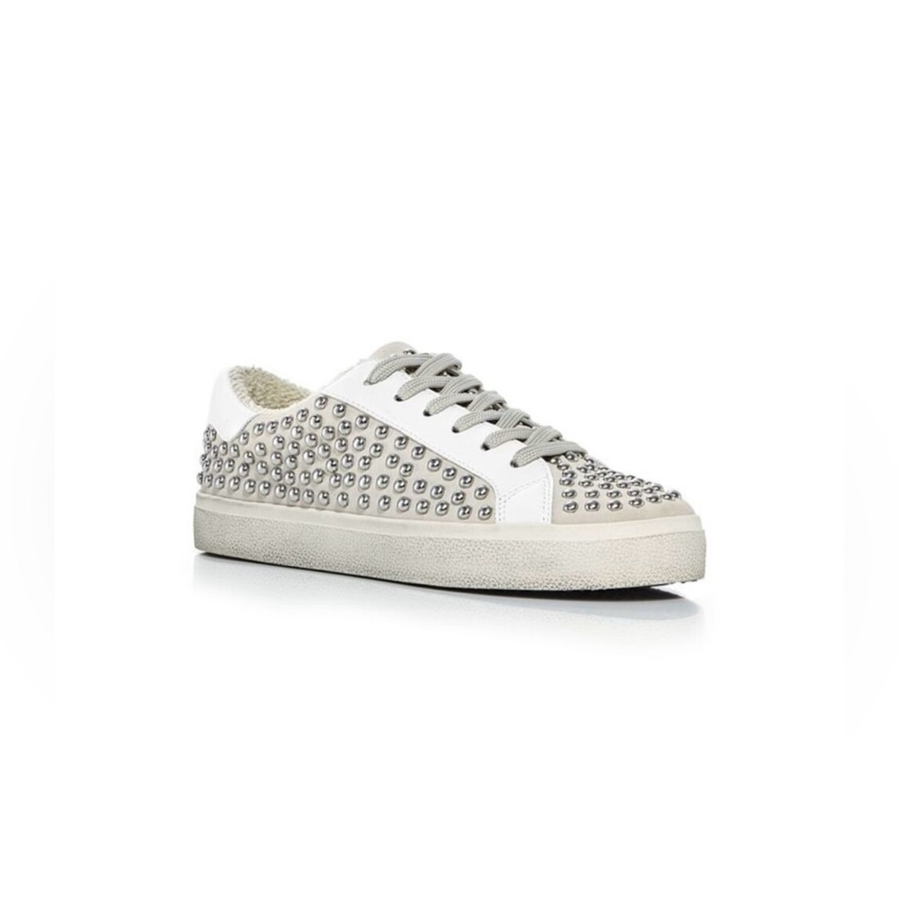 Aqua Tess Studded Women's Leather Sneakers